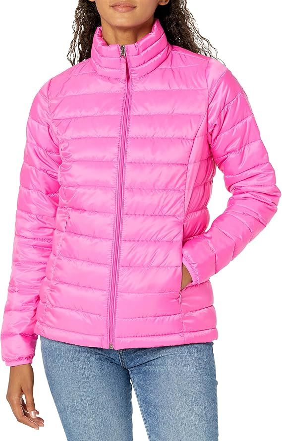 Amazon Essentials Women's Lightweight Long-Sleeve Full-Zip Water-Resistant Packable Puffer Jacket | Amazon (US)