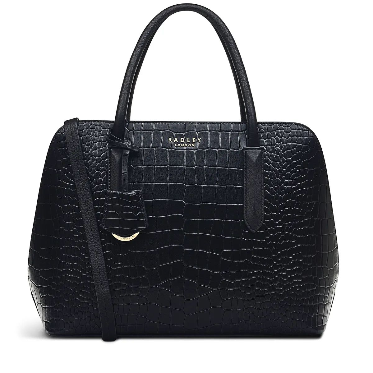 Black Medium Multiway | Liverpool Street 2.0 Mock Croc | Radley | Radley London US