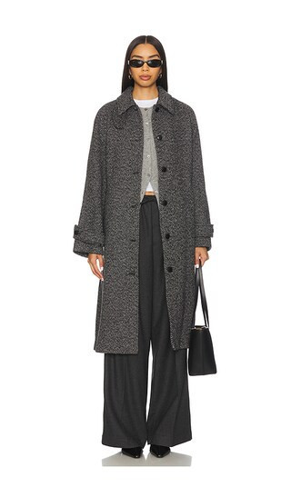 CLOSED Belted Coat in Grey. - size L | Revolve Clothing (Global)