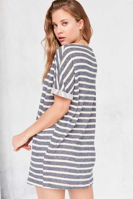 BDG Terry Stripe Tee Dress | Urban Outfitters US