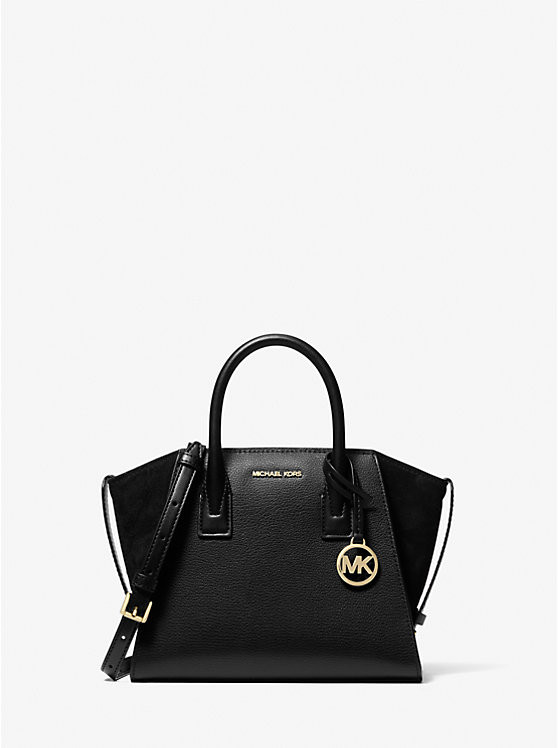 Avril Small Pebbled Leather Satchel | Michael Kors US