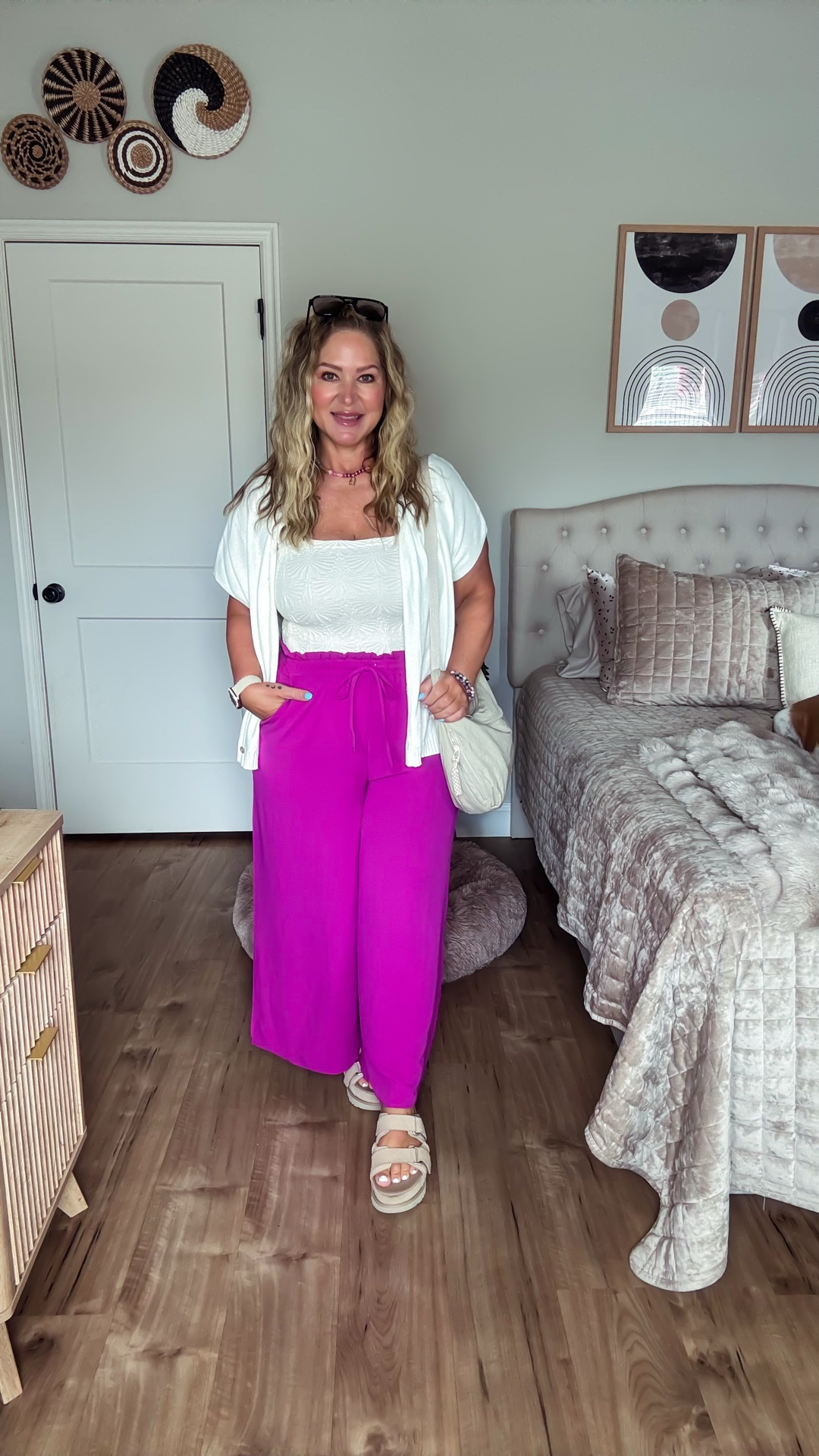 Size large in everything. Shoes tts 

#LTKOver40 #LTKMidsize #LTKPetite