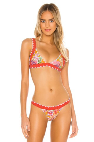 Lovers and Friends Adrift Top in Tangerine Floral from Revolve.com | Revolve Clothing (Global)