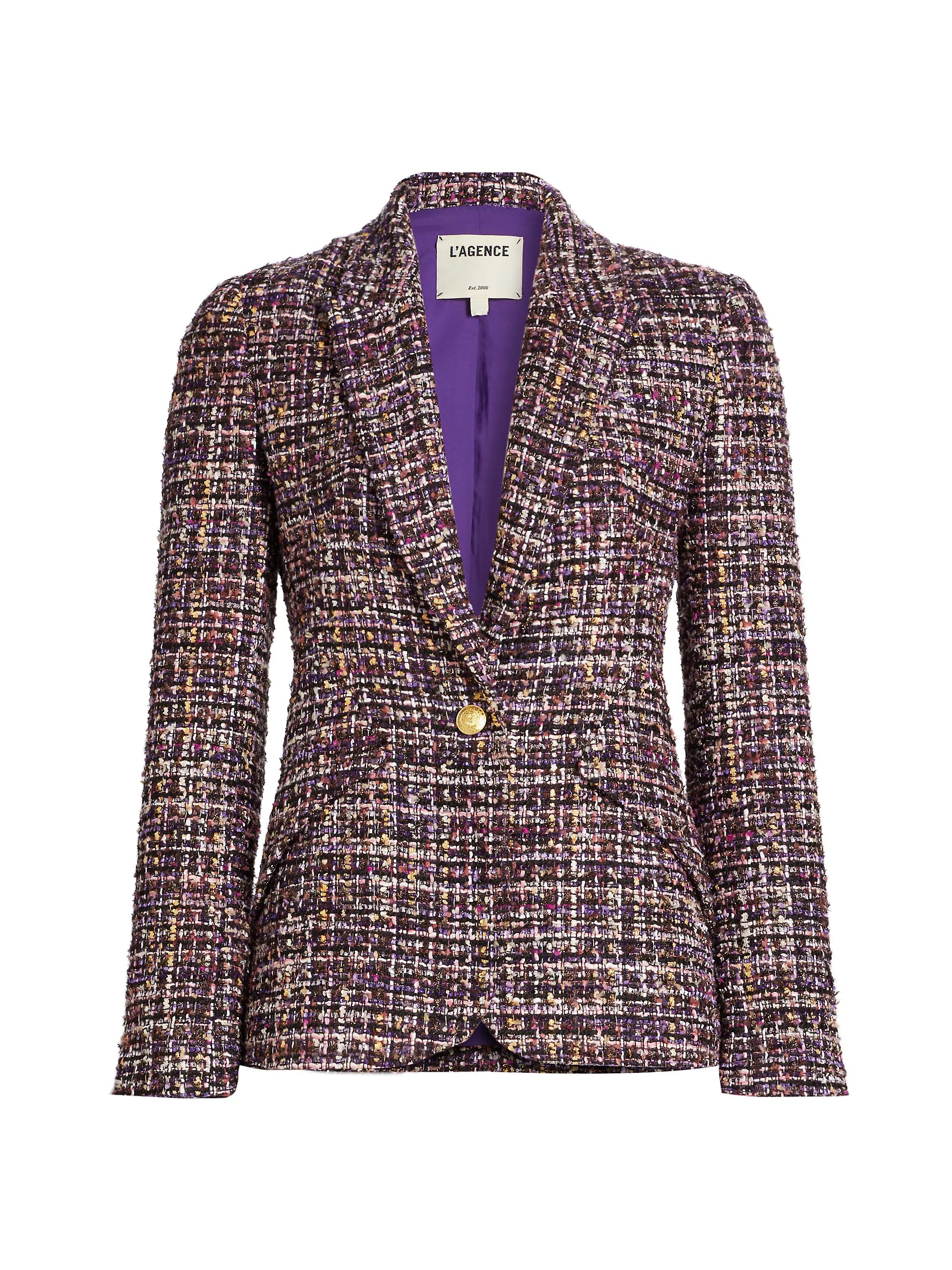 Chamberlain Tweed Single-Breasted Blazer | Saks Fifth Avenue