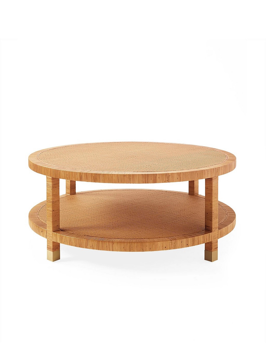 Balboa Rattan Coffee Table | Serena and Lily