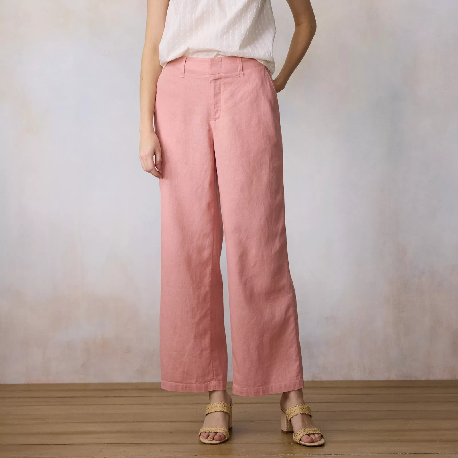 Women's LC Lauren Conrad Drapey Elastic Back Trouser Pants | Kohl's