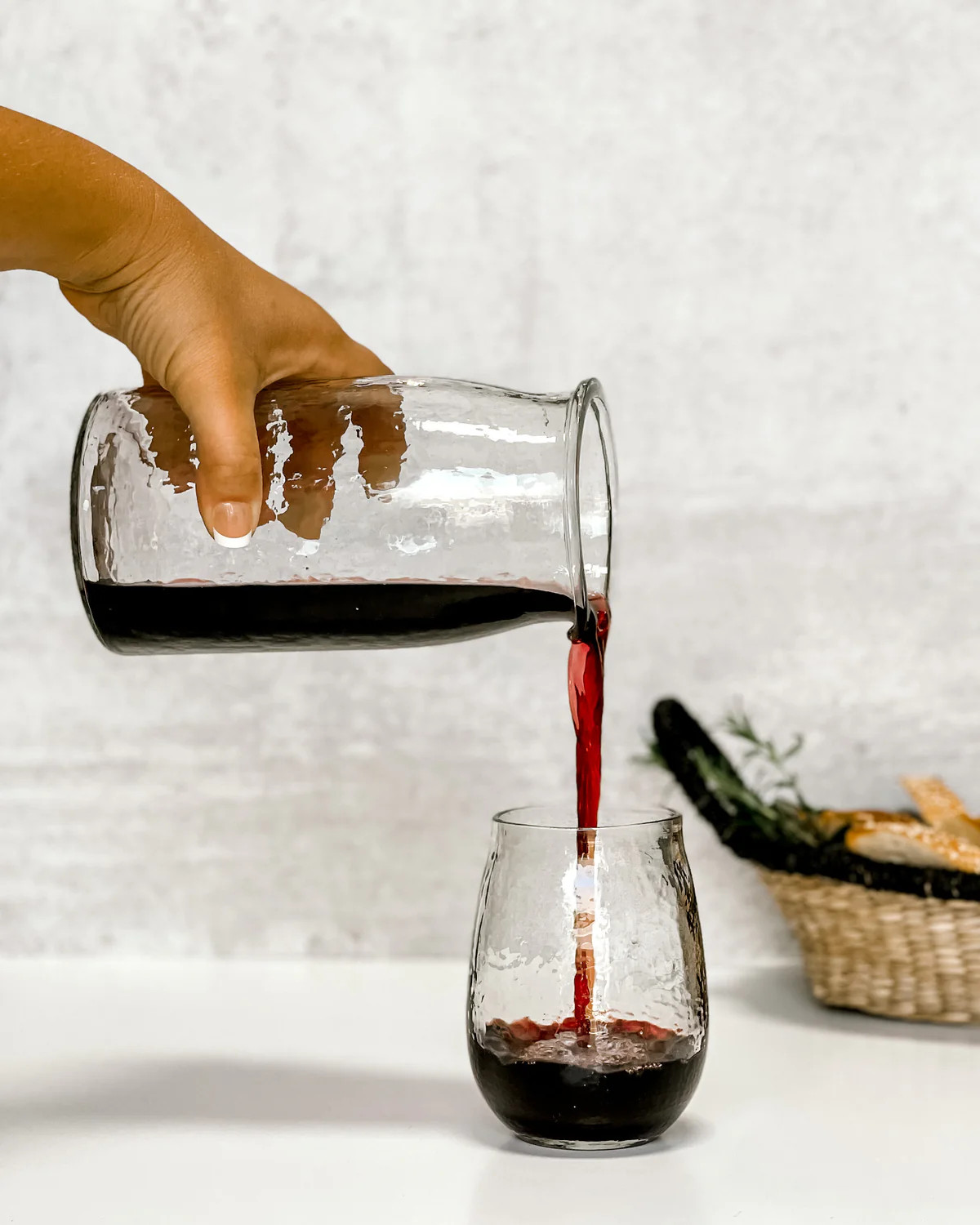 36oz Recycled Glass Pitcher | Jaclyn James Co