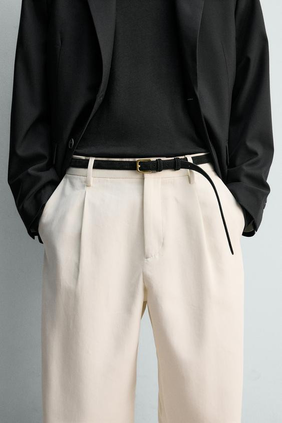 SPLIT LEATHER BELT | Zara US