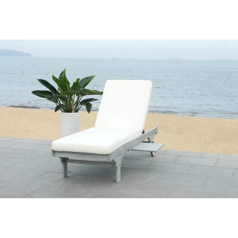 Alvah Outdoor Eucalyptus Chaise Lounge | Wayfair North America