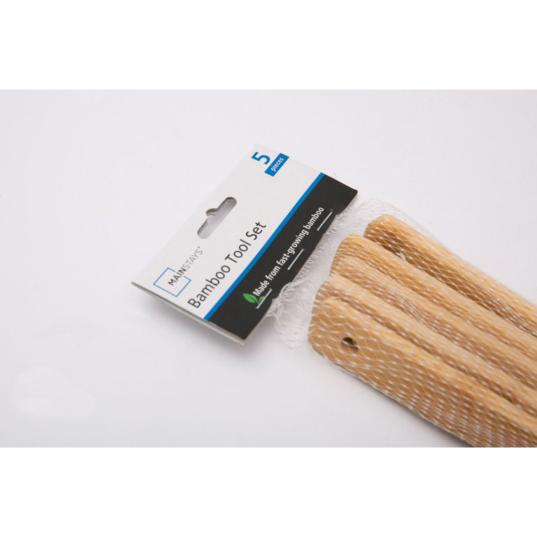 Mainstays 100% Bamboo Tool and Gadgets 5 Pieces | Walmart (US)