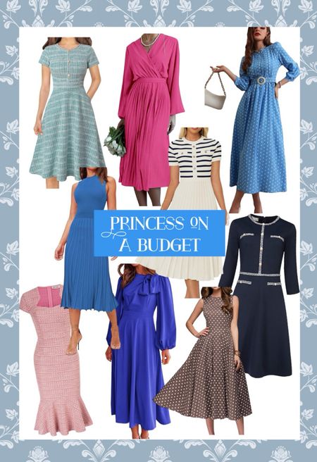 Princess Kate style dresses, classic dresses, feminine dresses 

#LTKFindsUnder100 #LTKOver40 #LTKFindsUnder50