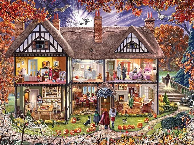 White Mountain Halloween House - 1000 Piece Jigsaw Puzzle | Amazon (US)