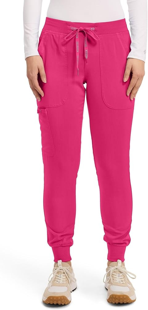 Med Couture Scrub Pants For Women Cargo Jogger Bottoms with 5 Pockets, Lightweight, Ultra Soft, 2... | Amazon (US)