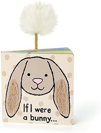 Jellycat Baby Touch and Feel Board Books, If I were a Bunny, Beige | Amazon (US)
