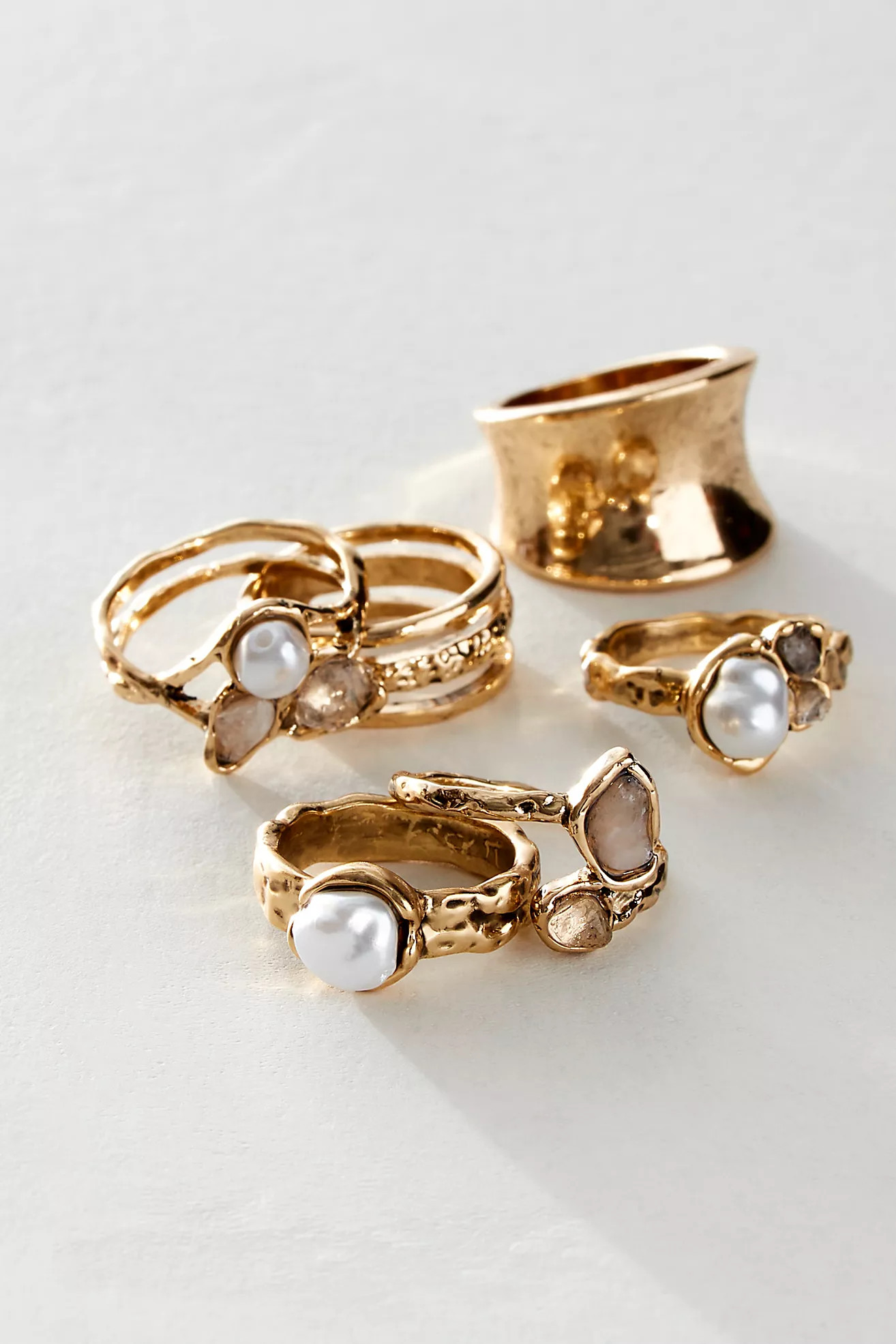 Bay Side Ring Set | Free People (Global - UK&FR Excluded)