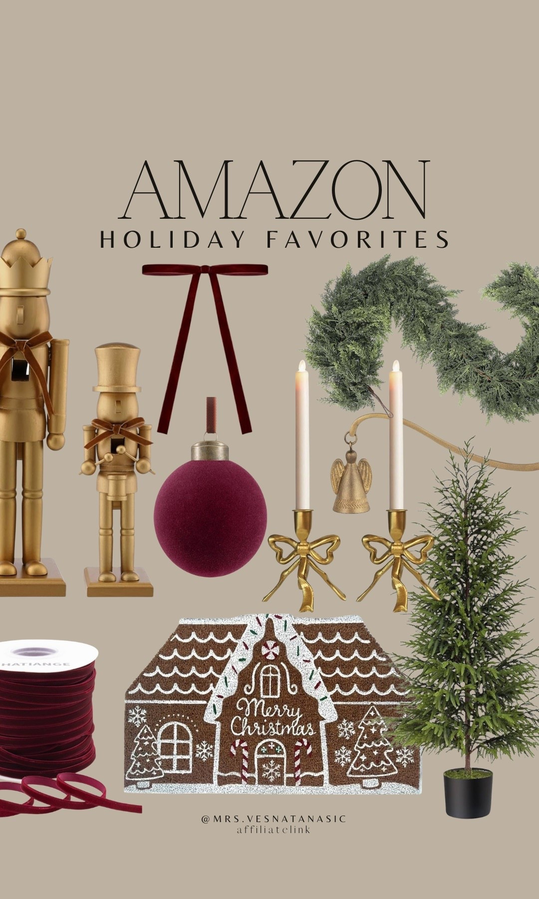 Just released Amazon Holiday favorites! These will sell out fast, so grab them now! 

Whether you decorate in November or December, you can always shop early and have everything for when you are ready to decorate. 

Holiday finds, Amazon Holiday, Amazon Christmas, wreath, garland, cedar garland, doormat, welcome mat, ornaments, candle, velvet bow, nutcracker, Christmas tree, 

#LTKSeasonal #LTKFindsUnder100 #LTKHome