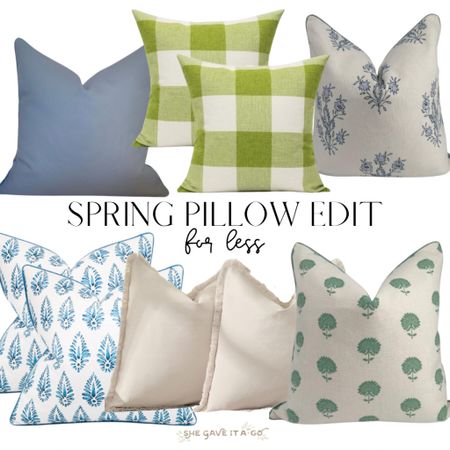 Amazon pillows// spring pillows// pillows for less

#LTKSeasonal #LTKSpringSale #LTKhome