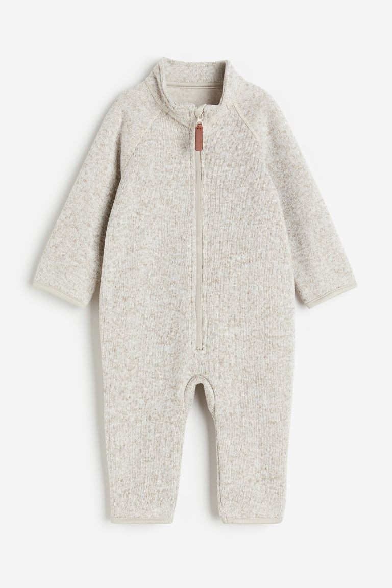 Fleece-lined Knit Jumpsuit | H&M (US + CA)