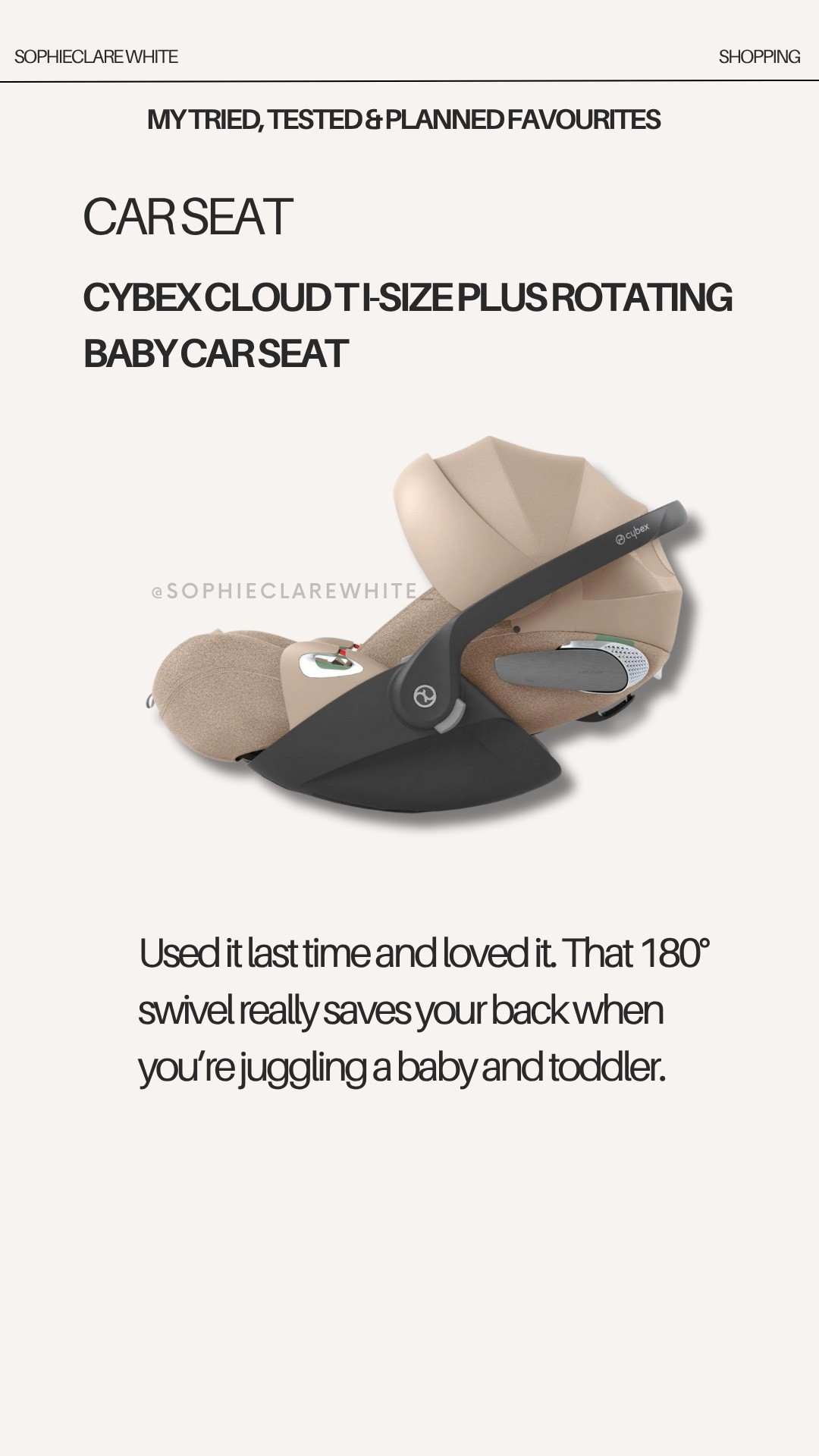Car seat 

#LTKuk #LTKbaby #LTKmaternity