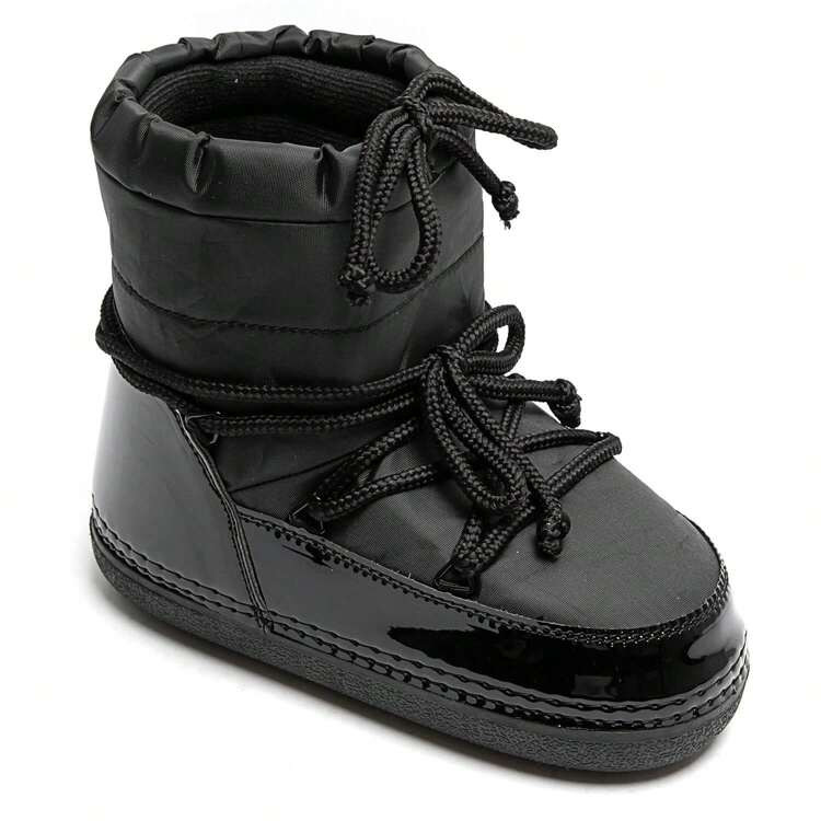 Modische, Vielseitige, Warm Gefütterte Schneestiefel Mit Dicker Sohle, Herbst/Winter | SHEIN