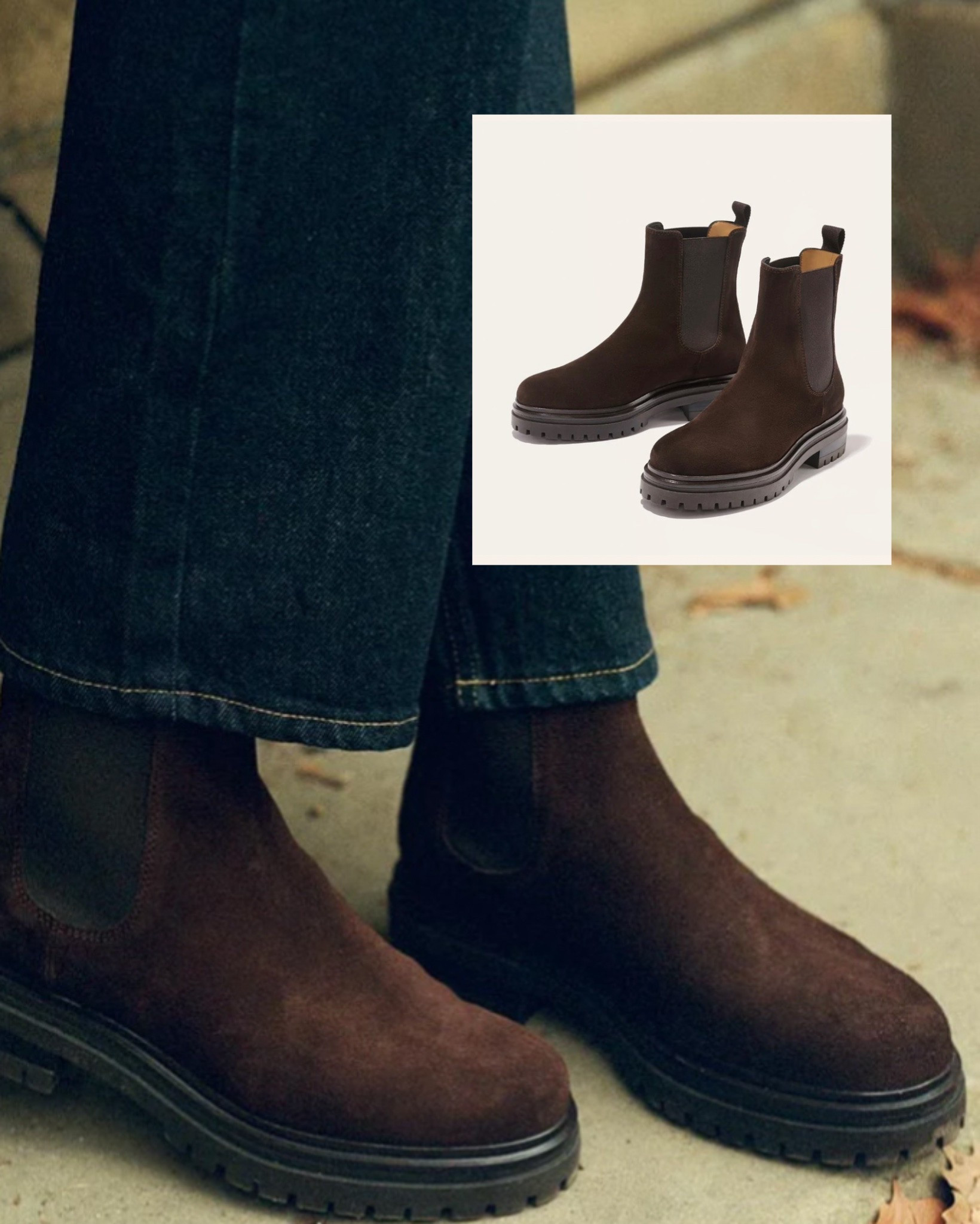 -suede lug sole boot 6.5

#LTKootd #LTKSeasonal #LTKOver40