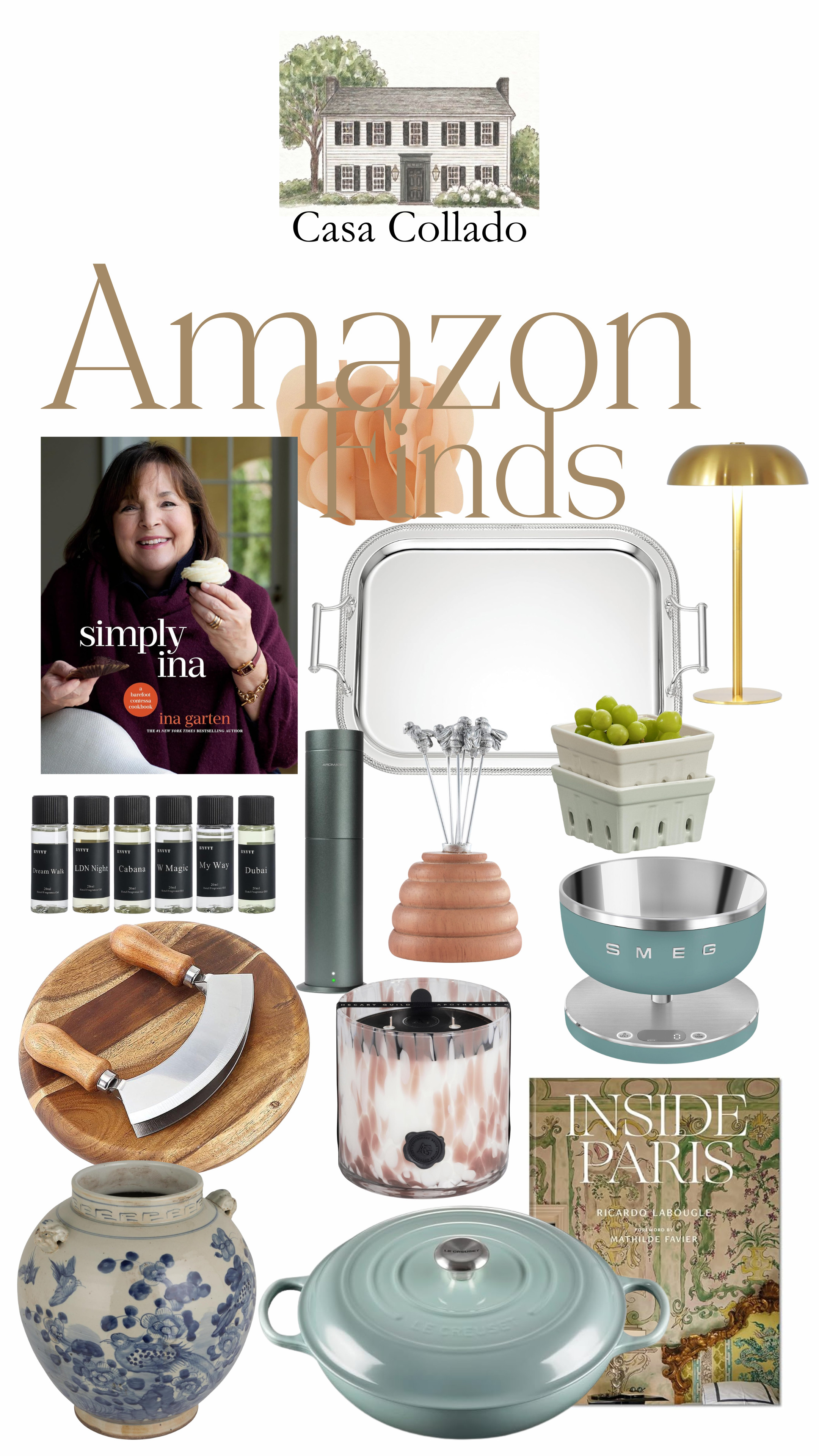 Amazon finds for the home, from a cookbook to home scents. Everything you need to entertain!  

 

#LTKSeasonal #LTKOver40 #LTKHome