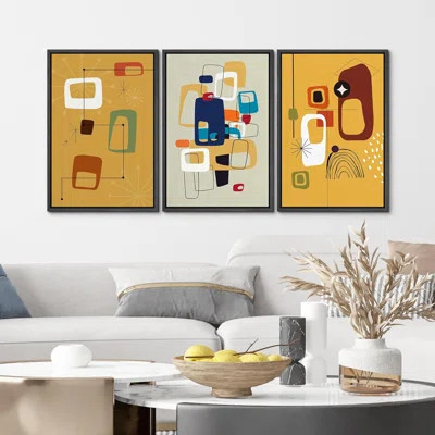 Colorful Polygon 3 Pieces | Wayfair North America