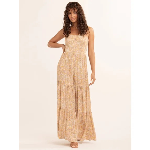 Jessica Simpson Women's Jolie Tiered Jumpsuit, Sizes XS-XXL | Walmart (US)