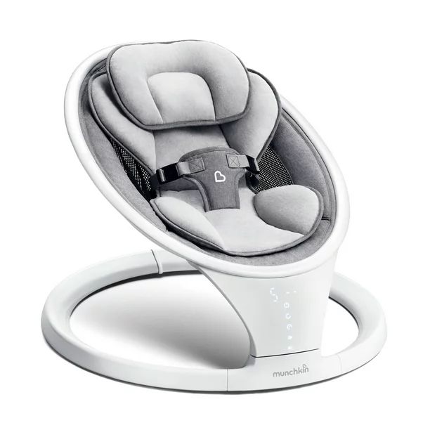 Munchkin Bluetooth Enabled Lightweight and Portable Baby Swing, Newborn & Up, Unisex, Gray | Walmart (US)