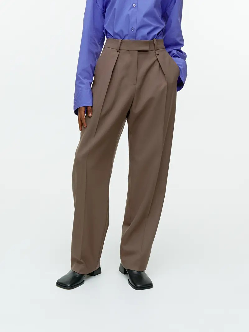 Hopsack Wool Trousers | ARKET (US&UK)
