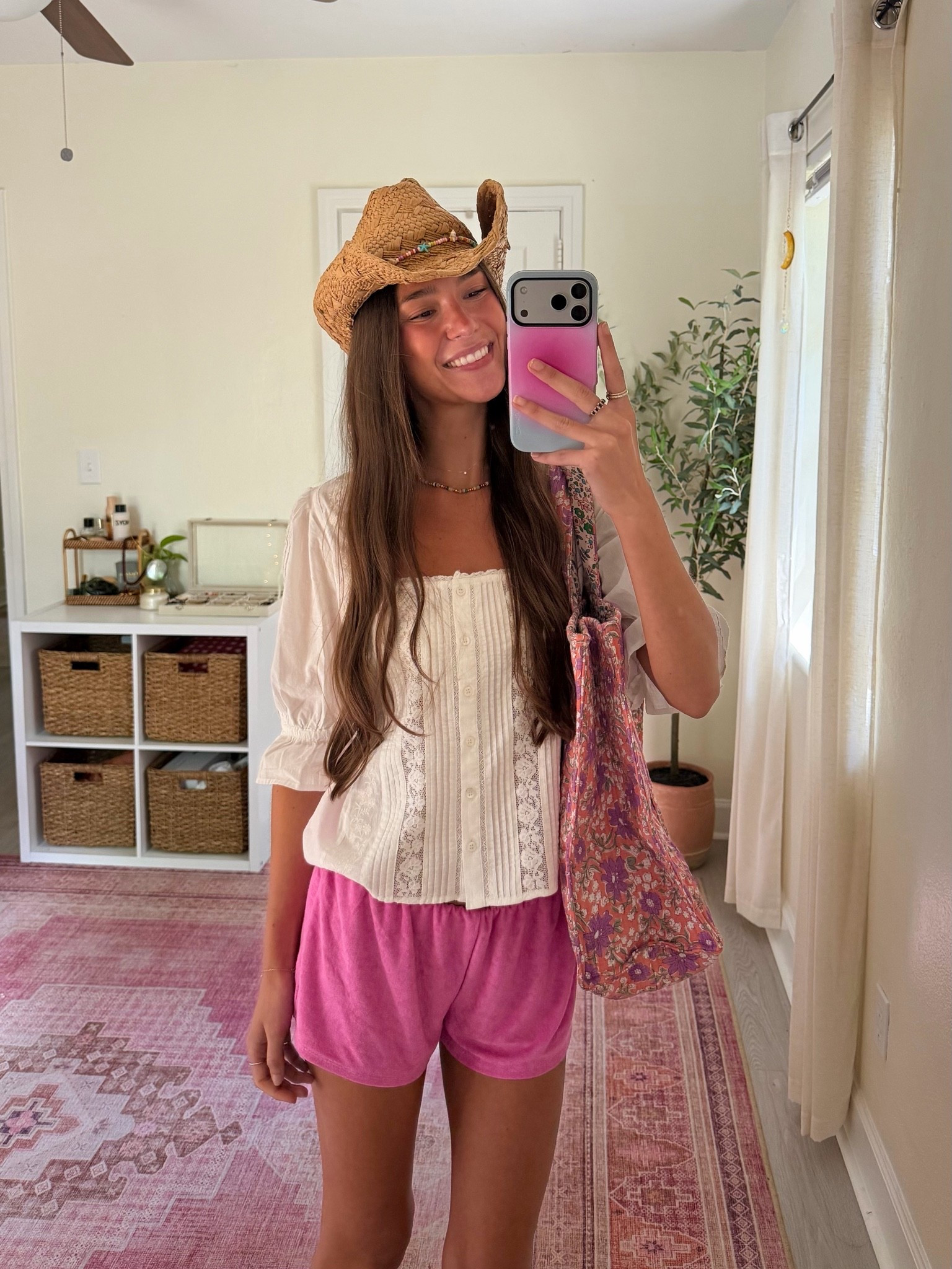 A very summer ootd!!!! Can’t stop wearing this top from @SEZANE I wear the smallest size option! And an xs in the shorts

#LTKootd #LTKSeasonal