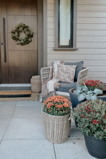 Fall porch inspiration. Fall front door. Fall outdoor decor. Fall patio decor. Fall decor. Target finds  

#LTKSeasonal #LTKstyletip #LTKhome