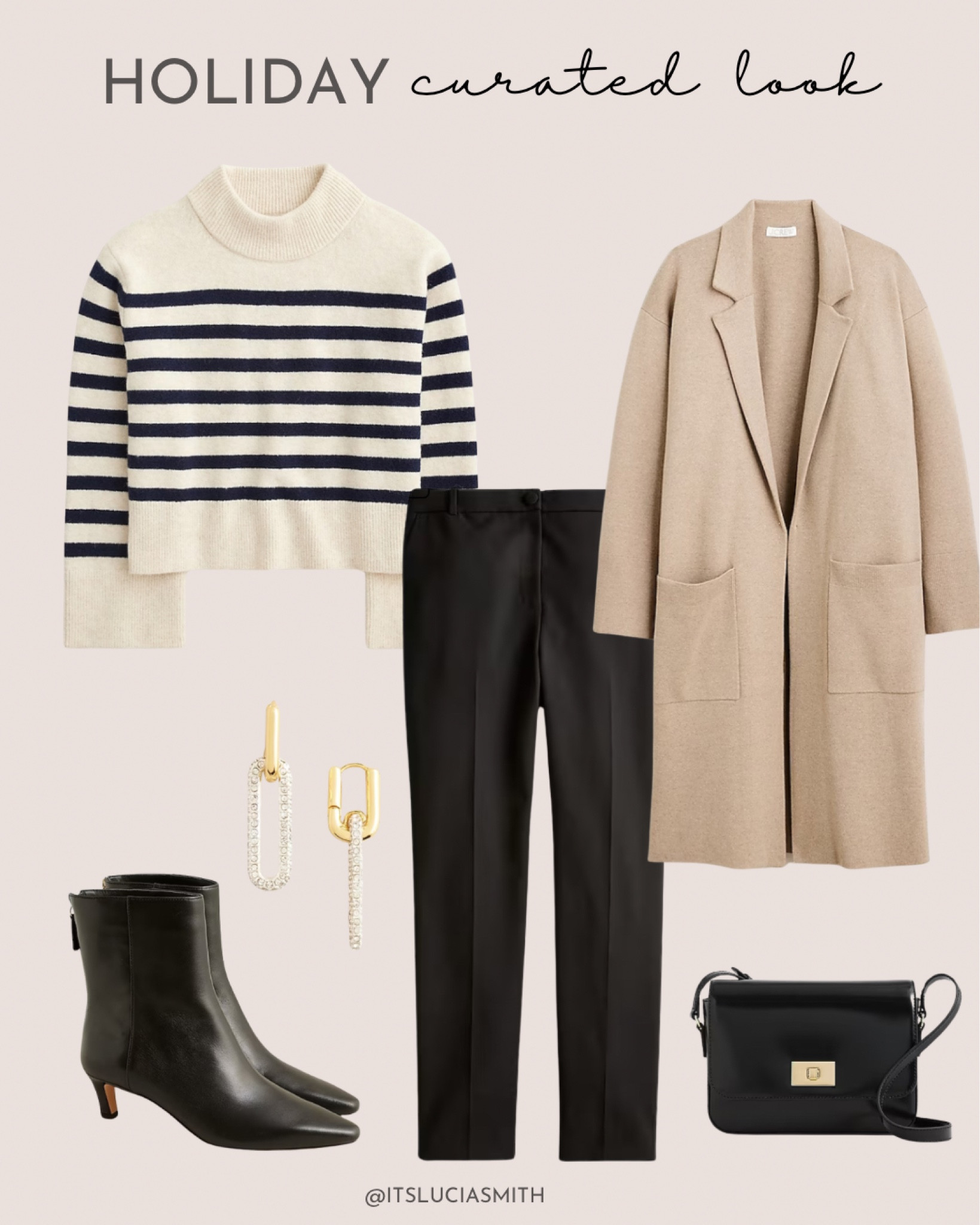 I curated this neutral outfit from J.CREWS just for you! 

#LTKHoliday #LTKbeauty #LTKSeasonal