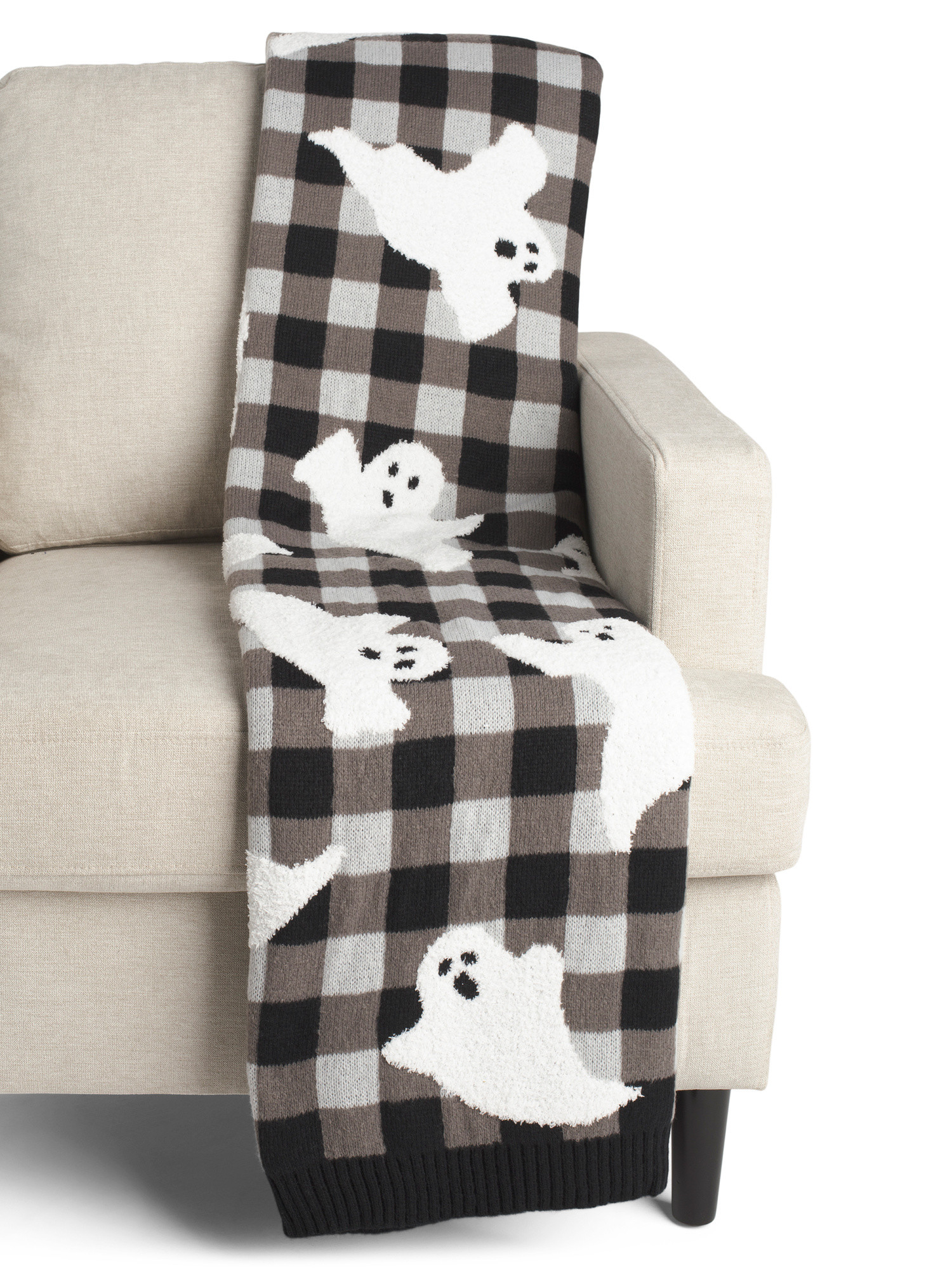 Gingham Ghosts Throw | TJ Maxx