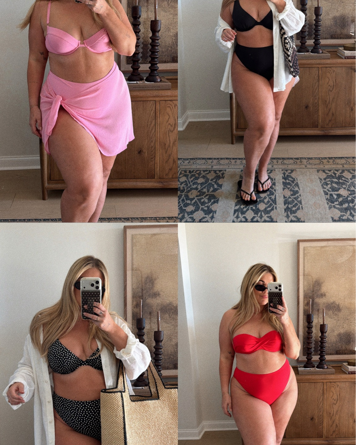 #VSpsrtner My recent @victoriassecret order 🤍linking it all below & my sizes! 
Bra — 38C
Pjs — XL/XXL 
swim — XXL bottoms & true size in top 
Marching set — top large need a XL! 
Pants — XL