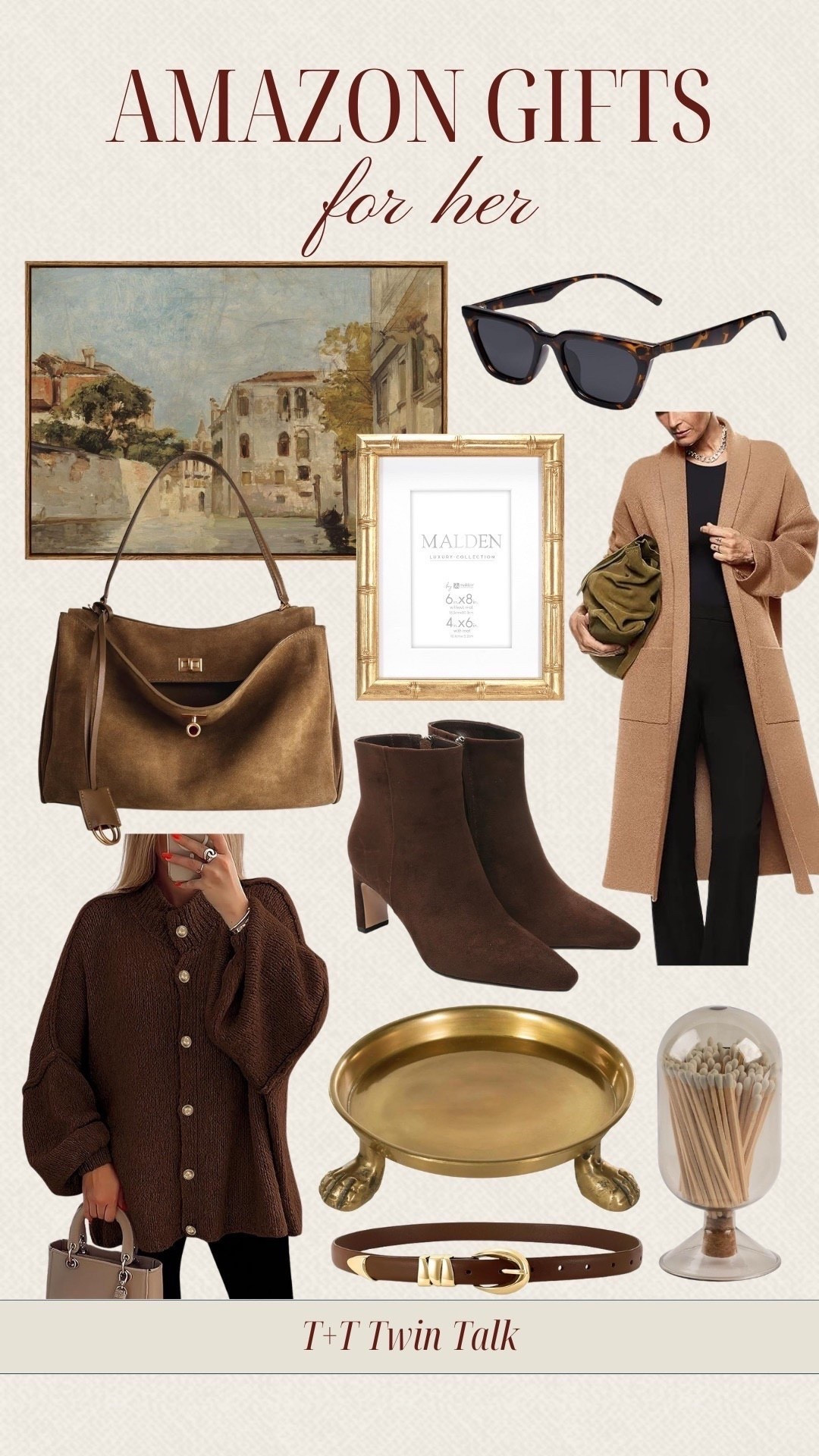 Gifts she will be excited to unwrap. We found the best Amazon picks for your mom, sister, best friend, or any woman on your list. From cozy favorites to pretty home decor, these finds make holiday gifting feel easy!

#LTKGiftGuide #LTKHoliday #LTKSeasonal