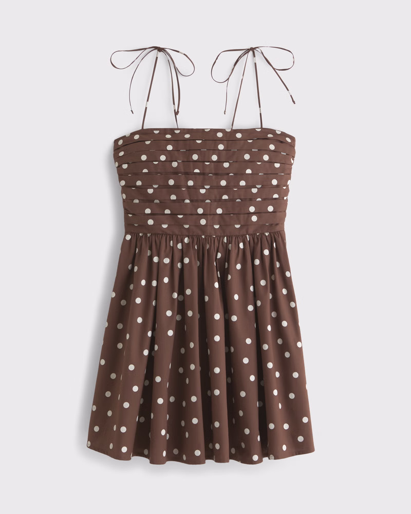 Women's The A&F Emerson Tie-Strap Mini Dress | Women's | Abercrombie.com | Abercrombie & Fitch (US)