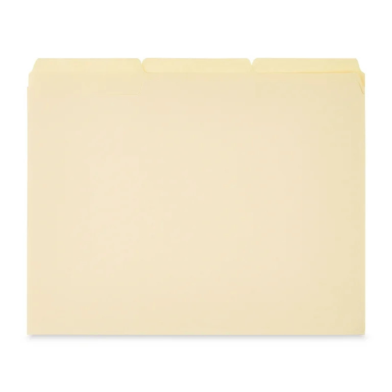 Pen+Gear Manila File Folders, Letter Size, 25 Count | Walmart (US)