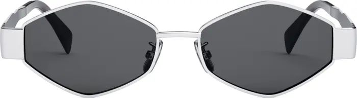 CELINE Triomphe 54mm Geometric Sunglasses | Nordstrom | Nordstrom