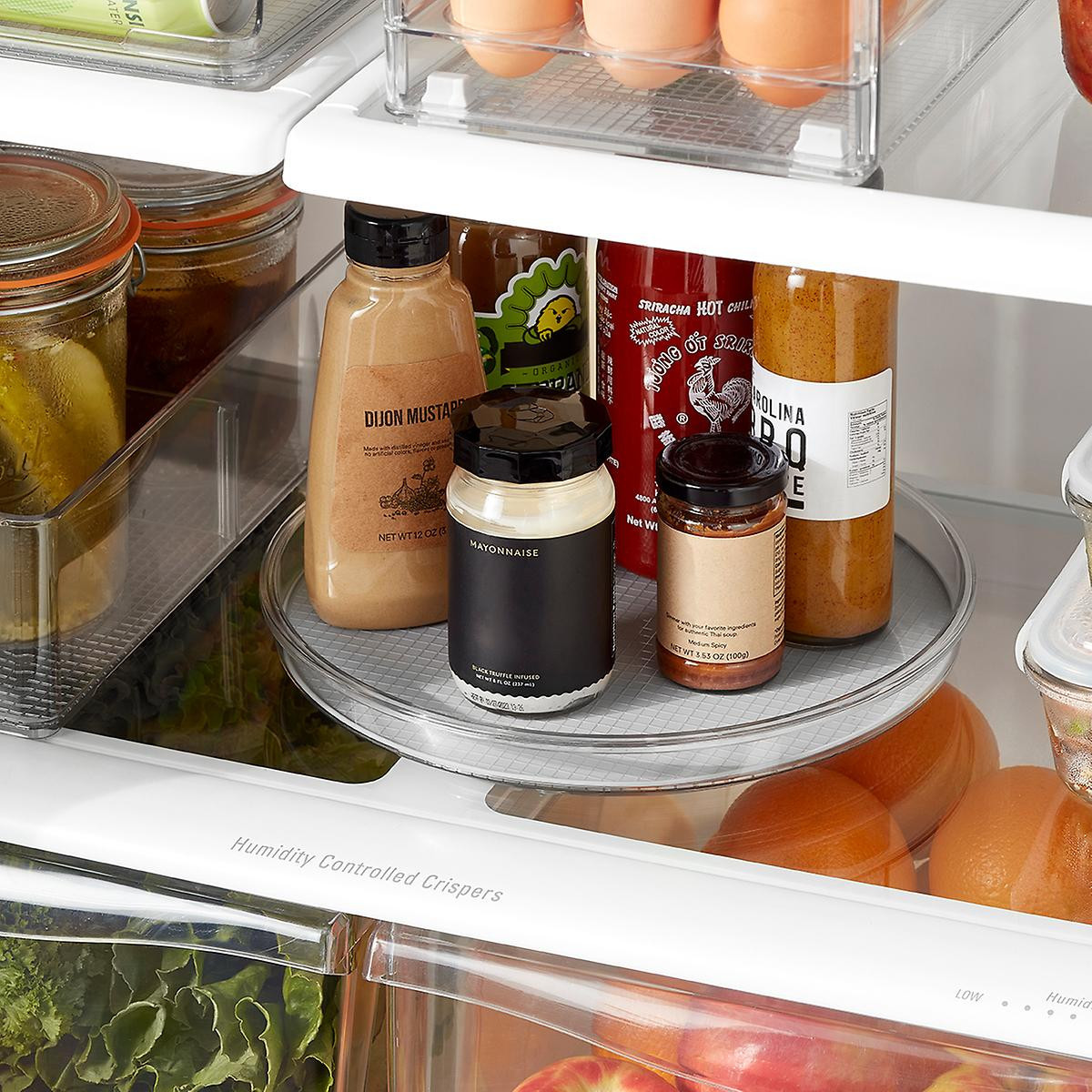 Everything Organizer Collection Shallow Turntable with Silicone Liner | The Container Store