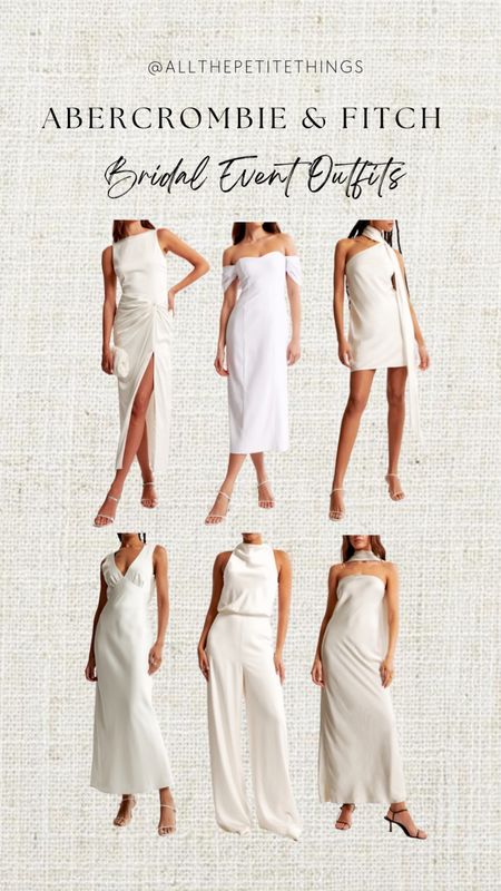 Bridal fits from Abercrombie & Fitch that are perfect for a bridal shower, bachelorette, or rehearsal dinner! 🤍

#LTKfindsunder100 #LTKwedding #LTKstyletip