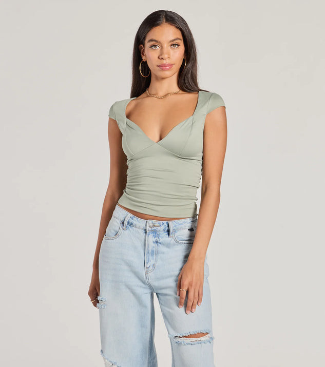 New Fave Cap Sleeve Mid-Length Knit Top | Windsor Stores