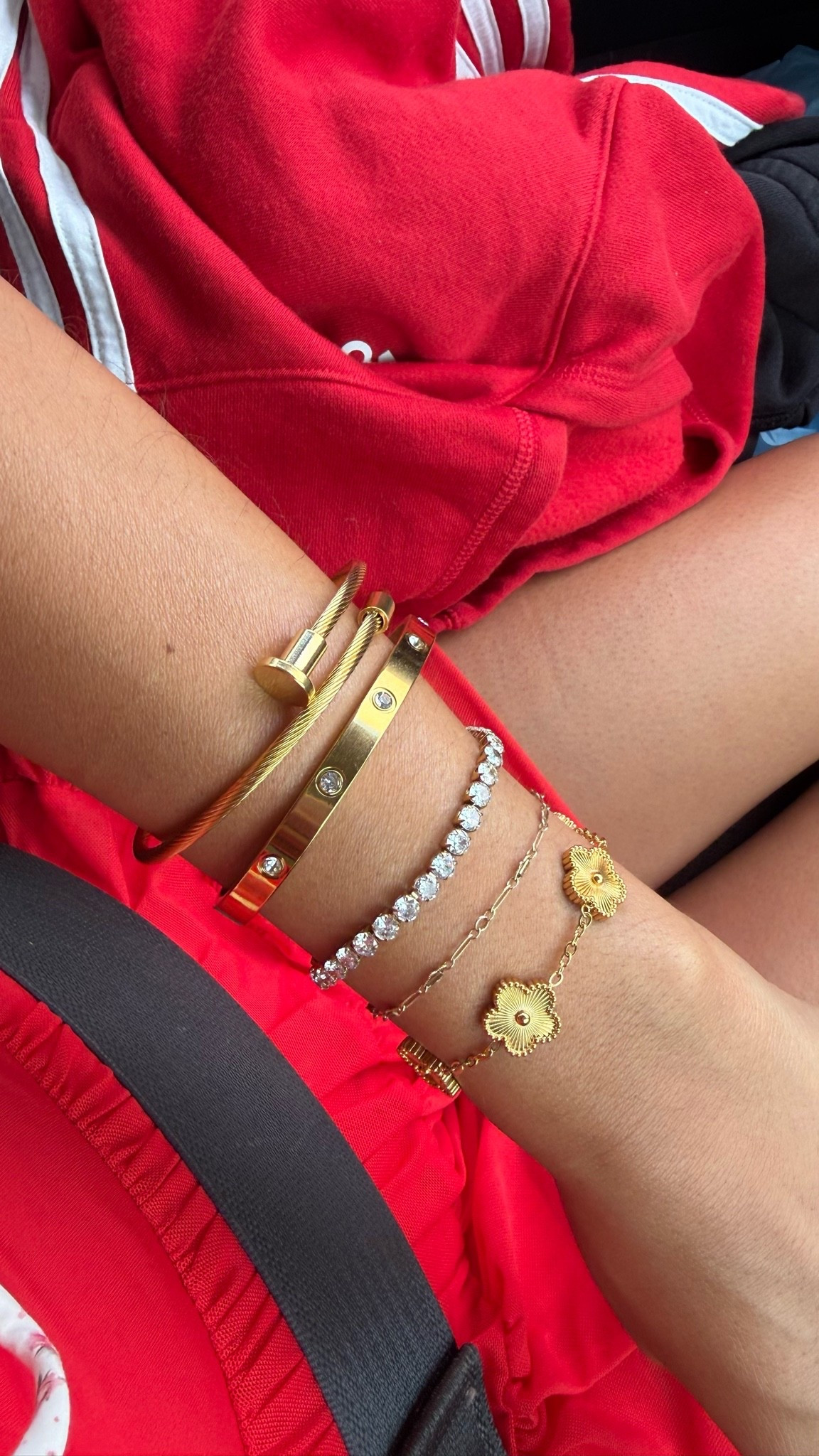 stacking gold jewelry lately and honestly it pulls every outfit together ✨ these pieces are dainty, classy, and perfect for everyday wear.


#goldjewelry #braceletstack #everydayjewelry #jewelrylover #minimaljewelry #stackedbracelets #accessorystyle #luxelookforless #jewelryinspo #fashionaccessories

#LTKdayinmylife #LTKBeauty #LTKOver40