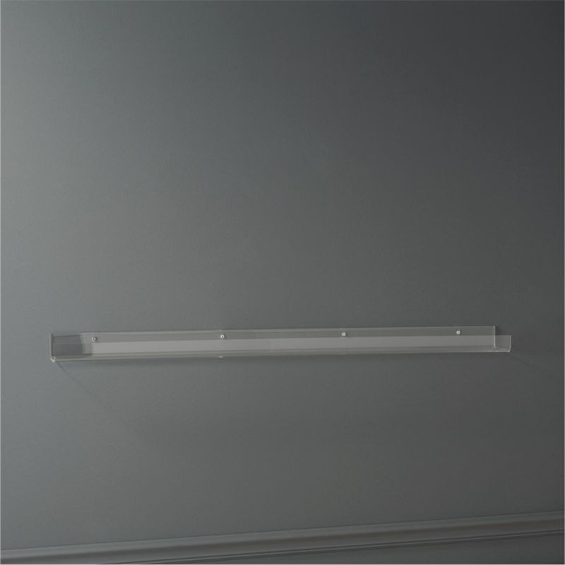 Acrylic Wall Shelf 48" + Reviews | CB2 | CB2