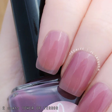 Click for more info about Tower of Terror  Sheer Taupe Wine Jelly Nail Polish  | Etsy