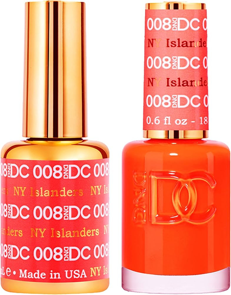 DND DC Gel Polish Set, Orange Collection, UV/LED GelPolish and Air Dry Nail Lacquer, Matching Chi... | Amazon (US)