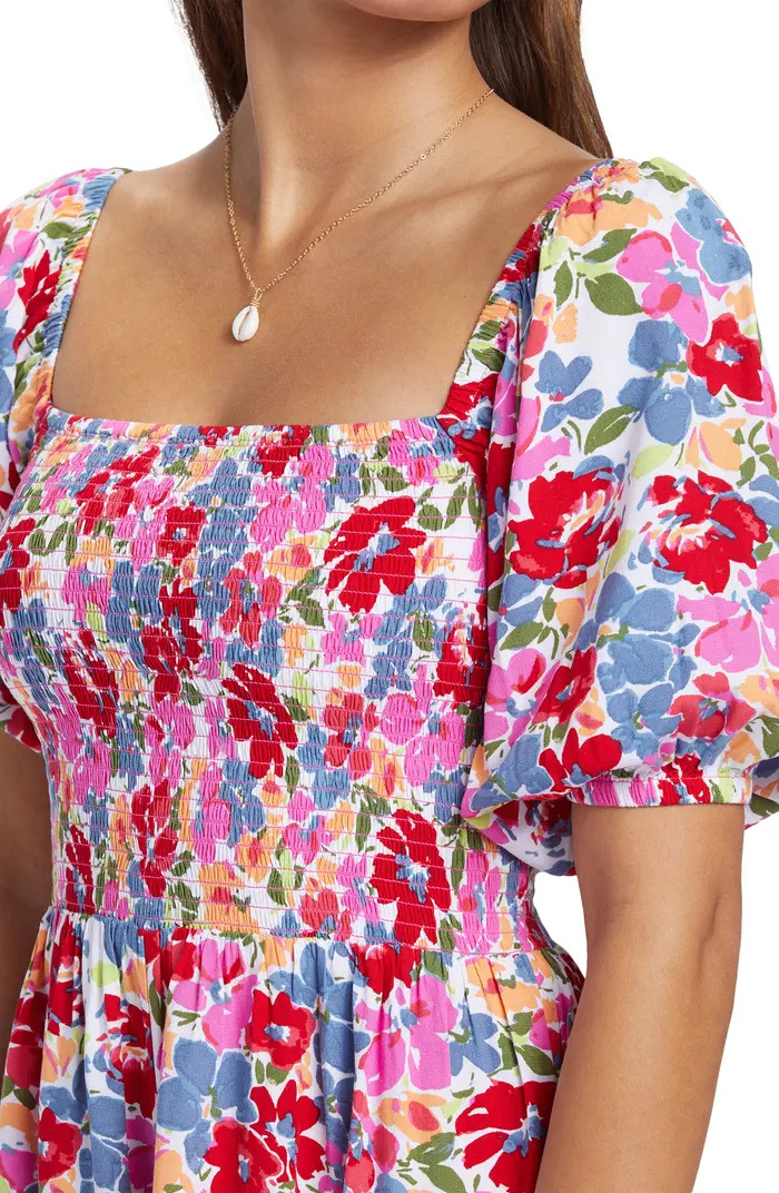Barefoot Babe Floral Romper | Nordstrom