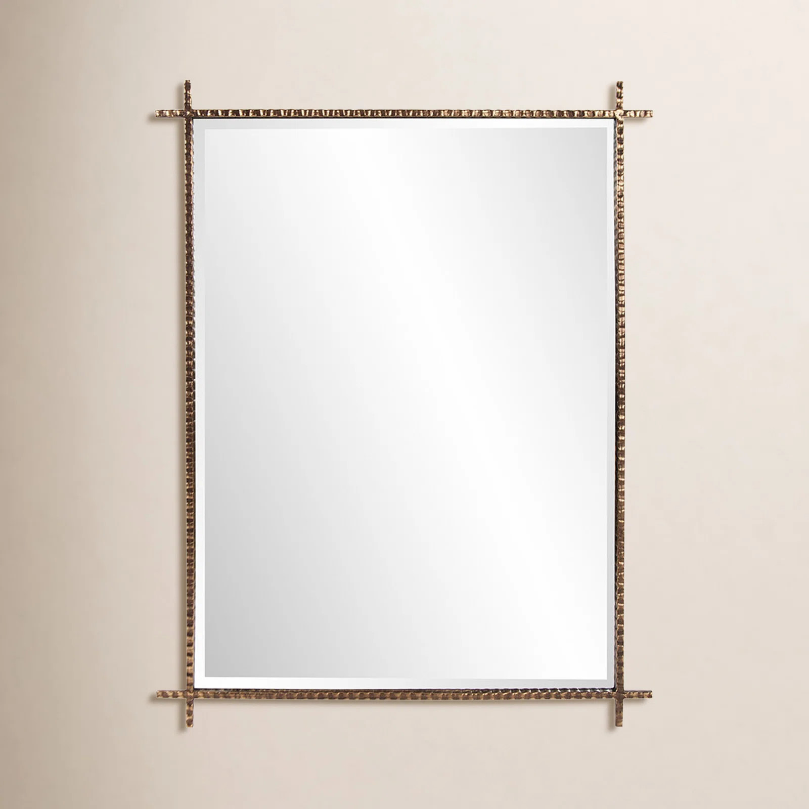 Joss & Main Jareth Industrial Beveled Distressed Accent Mirror & Reviews | Joss & Main | Joss & Main