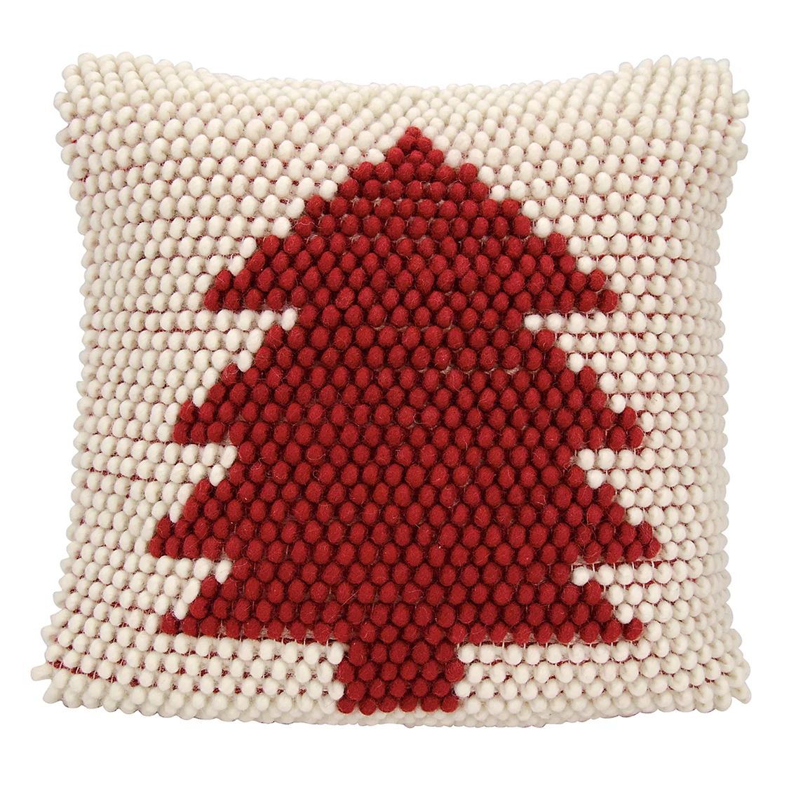 Mina Victory Home for the Holidays Looped Christmas Tree Throw Pillow | Kohl's