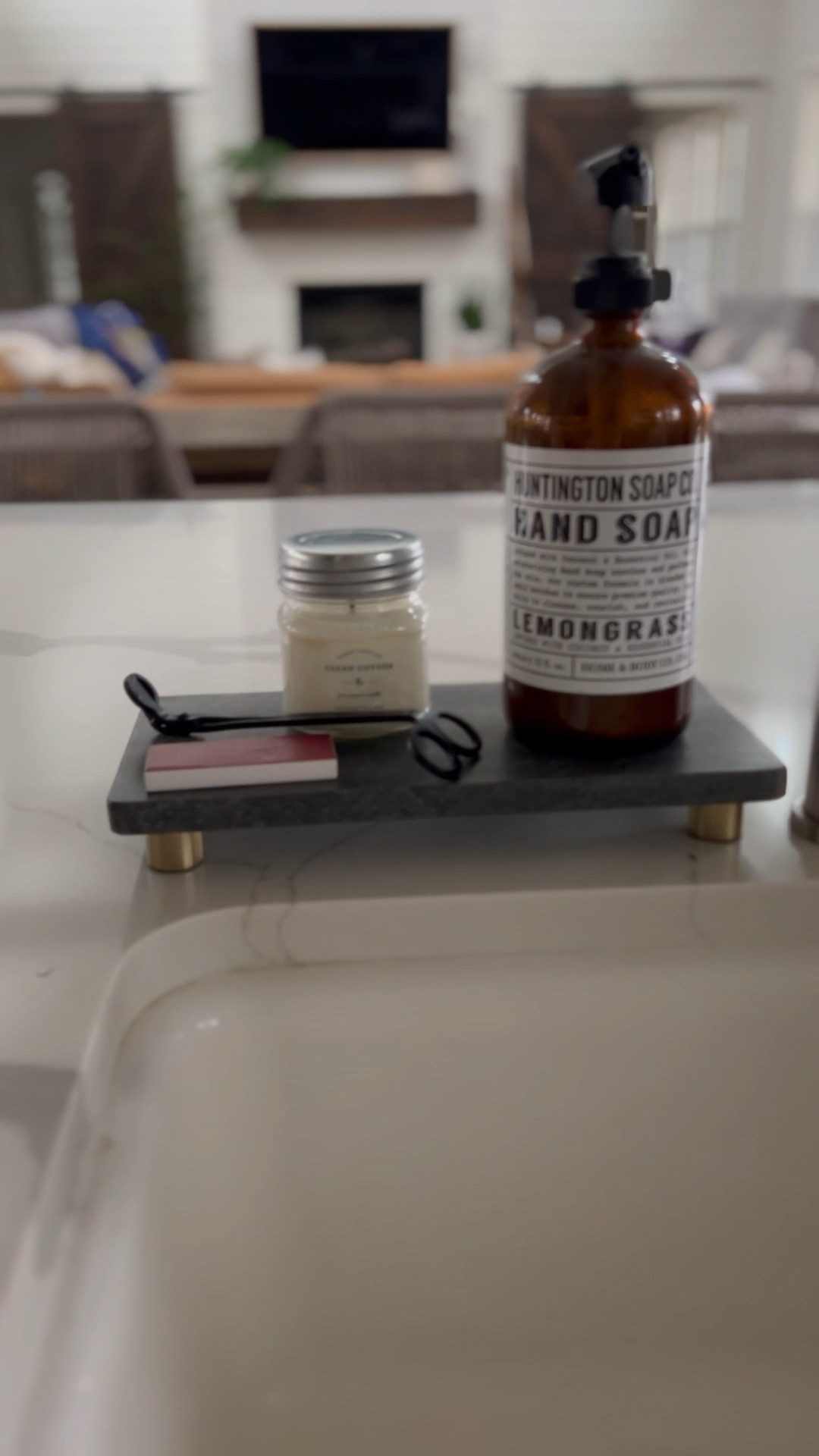 Sink trivet riser raised board to hold your soap candle dish brush or whatever! Black marble serving board with gold feet target find great price! Affordable home decor kitchen accessories and accents 

#LTKunder50 #LTKFind #LTKhome